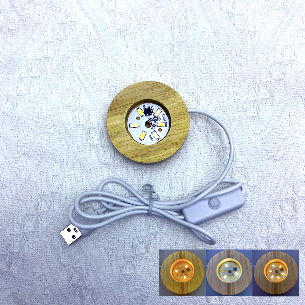 USB5V Dual-CCT(warm/white) 6*2cm
