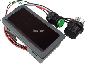 6V 12V 24V Display digitale LED DC Motor Speed Controller PWM interruttore di controllo della velocità continuo Driver HHO-nero CCM5D - Product Image 2