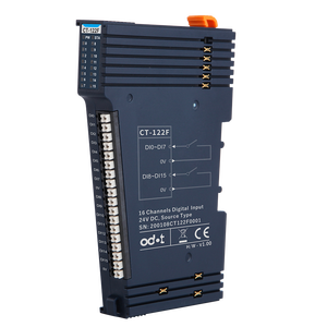 Odot <strong>Digital</strong> <strong>Input</strong> IO <strong>Module</strong> CT-122F: 16 CH DI, Source, NPN, 24VDC, Counting Function - Product Image 5