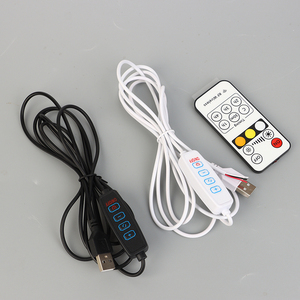DC 5V LED Dimmer 2m USB kablosu anahtarı dim uzaktan kumanda 3Pin uzatma tel tek 3 renkler CCT LED ışık kapalı kullanım için - Product Image 5