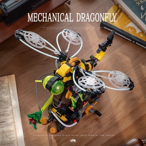 New JD011-48 Mechanical Insect Series Building Block Educational <strong>Toy</strong> Model 1:8 Scale Plastic Cross-Border Grasshopper Electronic - Product Image 4