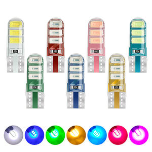 Led otomatik T10 genişlik işık kama ampul W5w 194 Canbus T10 6smd 5730 T10 silikon ampul T10 - Product Image 4