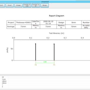 Software para localizador de metal, medidor detector de barras de refuerzo - Product Image 1