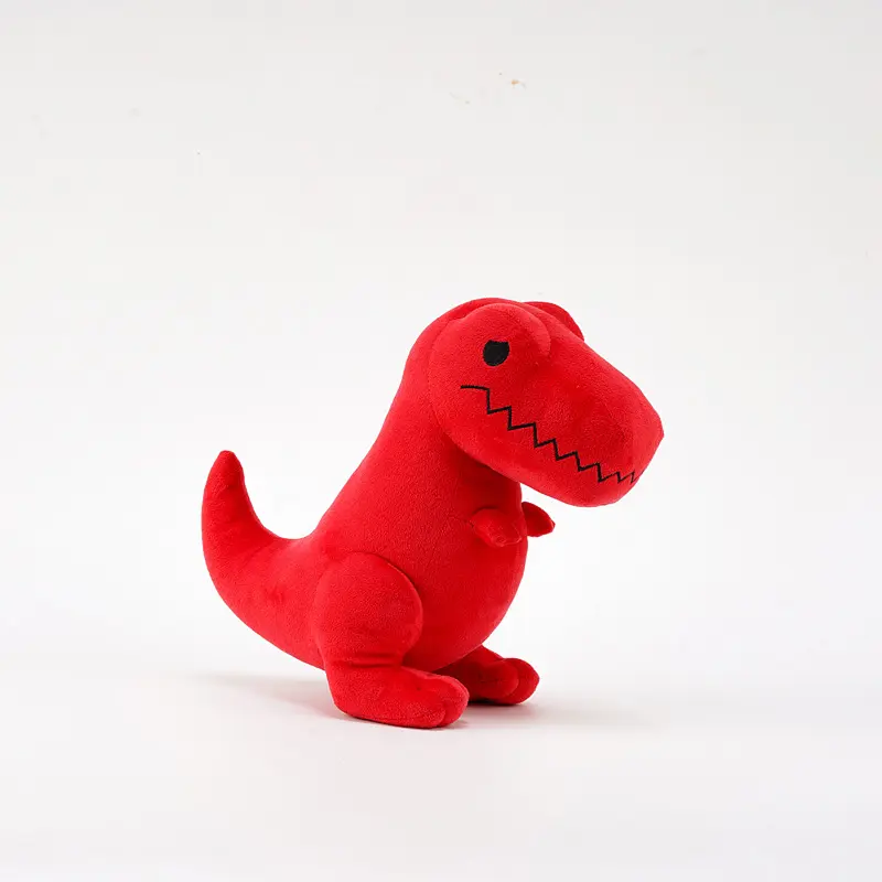 Travesseiro de Natal para crianças, presente de Natal, boneco Tiranossauro Rex, bicho de pelúcia personalizado, dinossauro de pelúcia