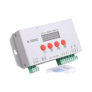 K-1000C UCS2904RGBW GS8208 SK6812RGBW WS2811 DMX светодиодный контроллер 1536 пикселей DC5-24V адресуемые программируемые диммеры - Product Image 1