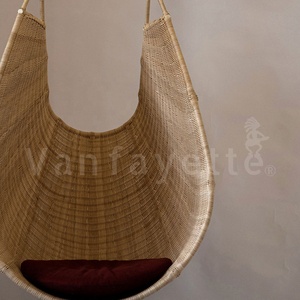 Bahçe yumurta çift sandalye salıncak mobilya hamak asılı kavisli şezlong sandalye satılık Bahama Rattan sandalye - Product Image 5