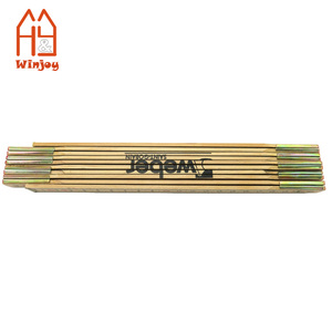 Özel 2 M katlanabilir kompakt ölçüm metrik çubuk cetvel 10-bölüm bahar eklemler-taşınabilir araç için marangozluk, inşaat - Product Image 6