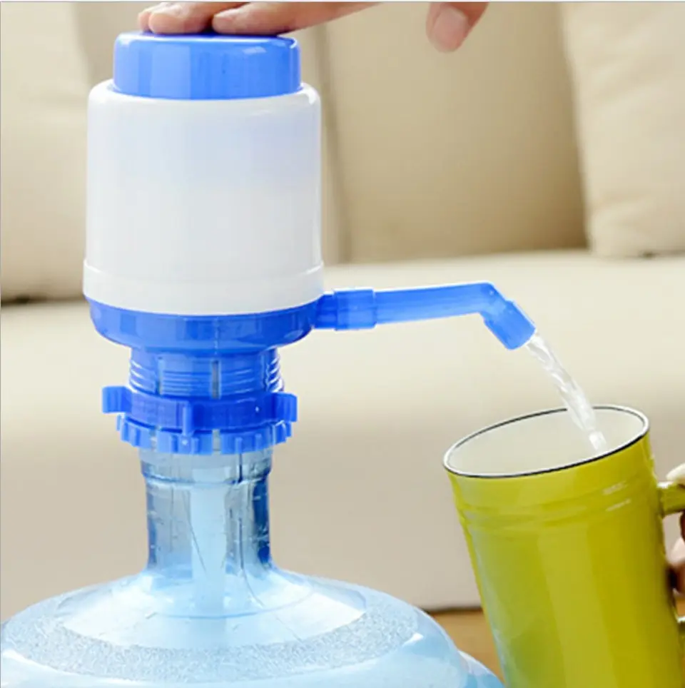 Free Hand Pressure Drinking Dispenser Manual Water Pump 5 gallon Crown Top Water Bottles freestanding Water Dispensers