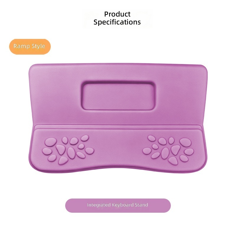 Reposamuñecas para teclado todo en uno, rosa intenso