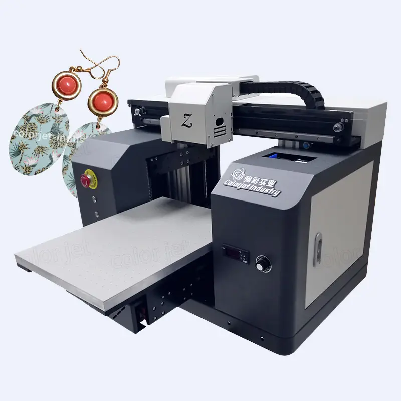Cj impressora jato de tinta uv a3, venda quente, impressora direta para plástico, impressão de vidro de madeira