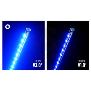 Su geçirmez 80cm tüp Ip65 Meteor duş ampul dize ışık dekor lambası düğün parti noel