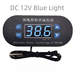 Controlador de temperatura con pantalla Digital LED dual ajustable, interruptor de termostato, Sensor de calor frío, rojo, 2 unidades - Product Image 3