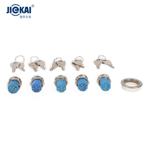 JK216 19mm 5 posizioni On/Off blocco a chiave interruttore a chiave con chiave rotante interruttore a pulsante - Product Image 6
