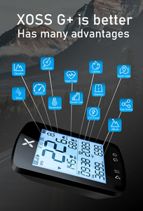<strong>Wireless</strong> XOSS G2 Bike <strong>Computer</strong> <strong>Cycling</strong> 2.2 Inch <strong>Computer</strong> GPS Bike Speedometer <strong>Cycling</strong> <strong>Computer</strong> Waterproof MTB Bike ANT+ - Product Image 4