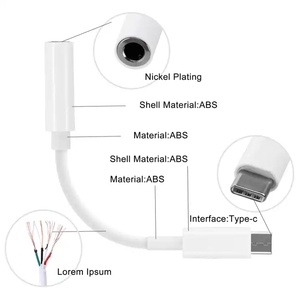 带DAC芯片的USB C型至3.5毫米音频适配器数字版本c型音频适配器C型至3.5毫米音频插孔适配器 - Product Image 4