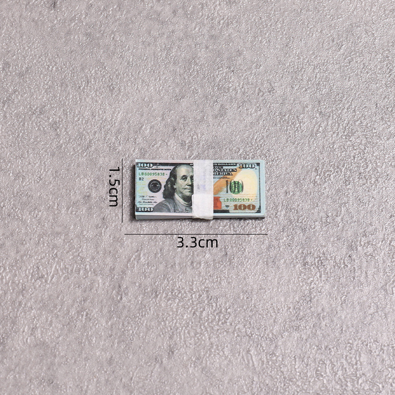Mini billet de banque blanc - 1 pièce
