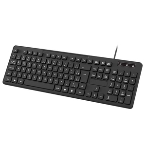 Waterproof Silent <strong>Keyboard</strong> RGB White Backlit with <strong>Light</strong> On/off Office PC Slim Wired <strong>Keyboard</strong> for Laptop <strong>Computer</strong> - Product Image 4