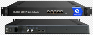 Modulatore Tv via cavo digitale 16/32/64 canali IP QAM modulatore con Software CAS/SMS COL5464 - Product Image 2