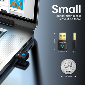 EDUP AX600 tak ve çalıştır kablosuz Wifi6 Wifi 6 adaptör Dual-band USB 2.0 Wifi güvenlik cihazı ağ kartı Win7/10/11 ile uyumlu - Product Image 2