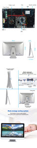 Factory Price Gaming PC 23.6 Inch Core I7 16GB RAM 1TB SSD Gaming Pc 1K All in One Desktop <strong>Computer</strong>