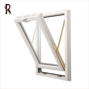 Ventanas de toldo de doble vidrio personalizadas en aumento, ventana corredera ciega de aluminio con persiana integrada - Product Image 3
