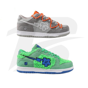 Giày Trượt Ván Nam Cao Và Thấp Thoáng Khí Cổ Điển Thời Trang Có Họa Tiết Tùy Chỉnh Tại Nhà Máy - Product Image 1