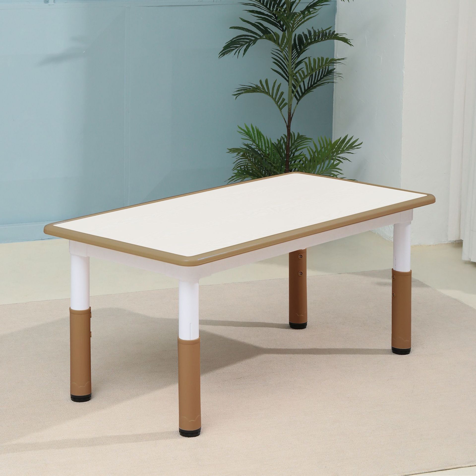 Whiteboard Chocolate Single Table