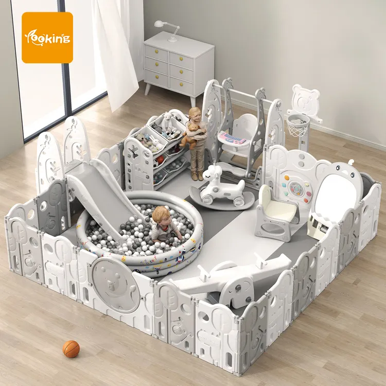 Woonkamer Baby Grond Pen School Diy Vouwen Pen Corrales Para Bebes Peuter Hek Baby Pen Met Mat