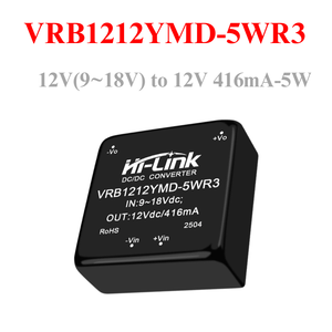 Hi Link Salida única 5W 12V 416mA Salida Entrada de voltaje amplio Módulo de CC regulado aislado - Product Image 2