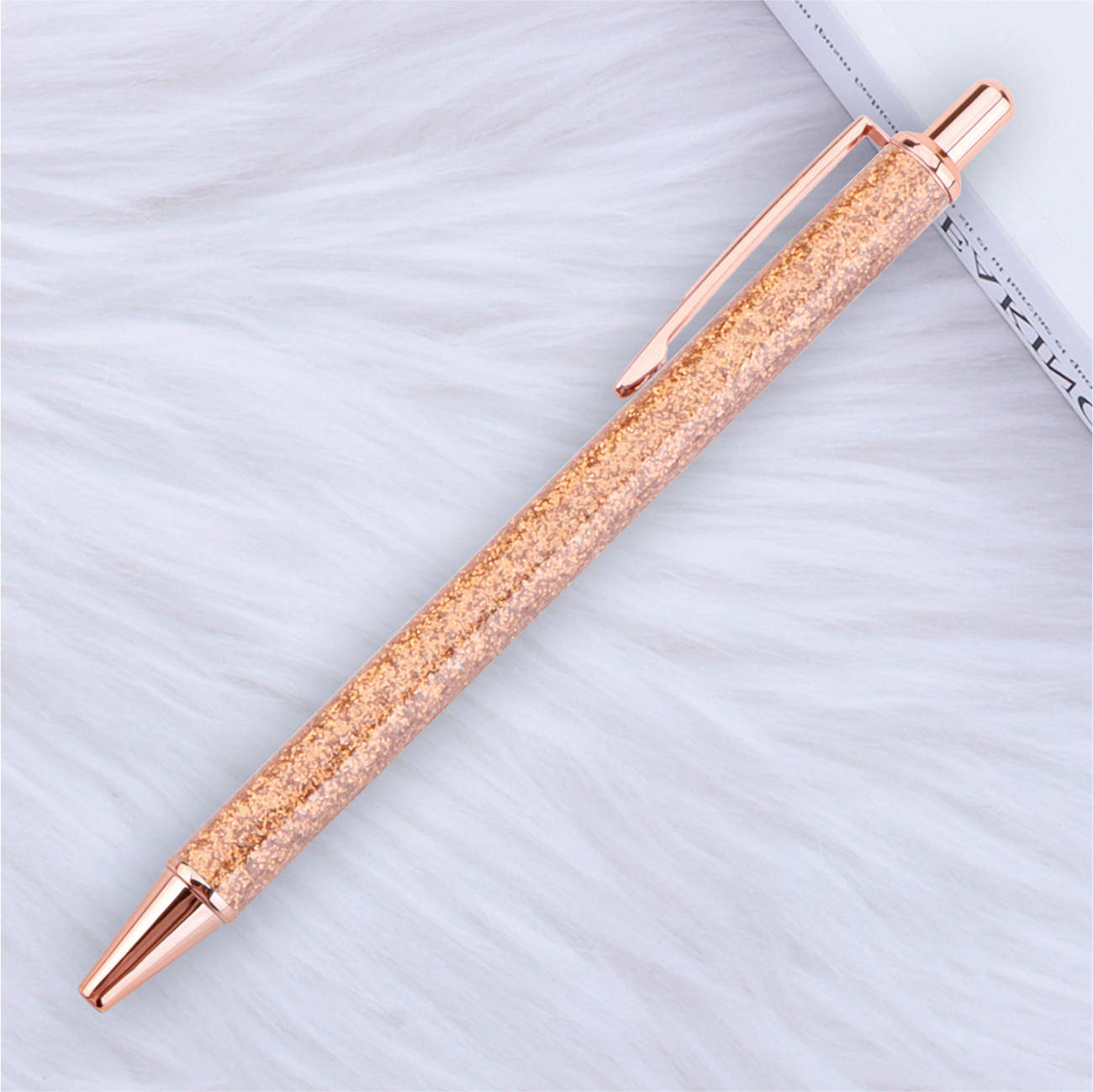 15 pezzi in oro rosa-arancio