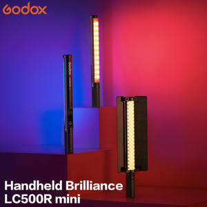 Godox ไฟ LED มือถือ LC500R มินิ2500K-8500K สองสีแบบวิดีโอ LED ไฟติดเอฟเฟกต์แสงติดประตูกั้น - Product Image 5