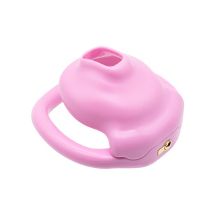 Nouveau jouet sexuel de dispositif de chasteté en plastique pour adulte avec serrure et 4 tailles d'anneau - Product Image 6