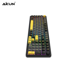 Triple Mode Wireless Rechargeable Gaming <strong>Keyboard</strong> with <strong>Mechanical</strong> Switch-Gasket 5 Structure-RGB Backlight-Multi OS-Smart Display - Product Image 4