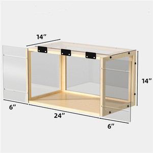 Pencere kedi avlu, ahşap kedi pencere kutusu, kapalı kedi pencere balkon Perches. Tek asılı pencere için uygundur. - Product Image 1