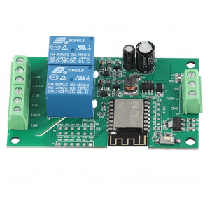 ESP8266 WIFIリレーボードデュアルチャネルESP-12F開発ボードDC 5V 10Aワイヤレススマートリレーモジュール - Product Image 2