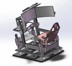 VR Motion sensing Racing tres pantallas Simulador de juego de seis ejes gran entretenimiento Motion sensing equipo de consola de juegos VR - Product Image 2