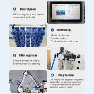 Sistema de Robot de paletización colaborativo de la industria ORME, paletizador de cartón, Robot de paleta apilable, precio - Product Image 5