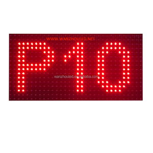 P10 Einfarbiges LED-Anzeige modul Rot Grün Gelb Weiß Bernstein Rosa 16x32 Laufender Text Scrolling Billboard Moving Message Pane - Product Image 2