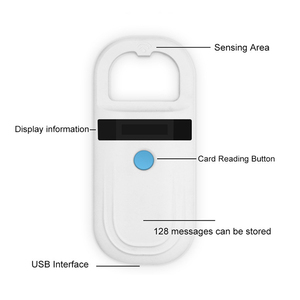 134.2 KHz ISO 11784 11785 FDX-B Bluetooth hayvan akıllı RFID etiket okuyucu - Product Image 5