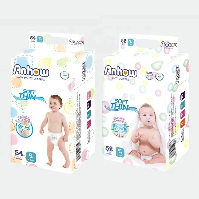 Celana popok bayi kualitas Premium OEM ODM, kualitas baik Anhow Super lembut celana popok bayi kualitas A harga rendah