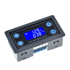 DC12V LED relè di tempo di ritardo digitale modulo programmabile Timer relè interruttore di controllo temporizzazione Trigger ciclo con custodia per interni - Product Image 1