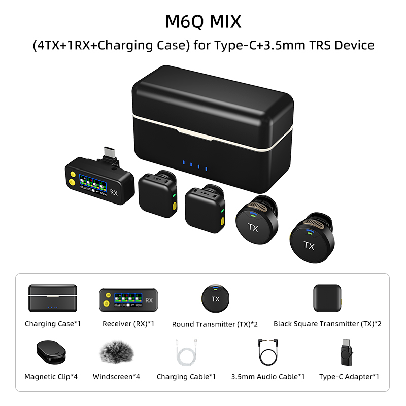 Black M6Q MIX 1 to 4