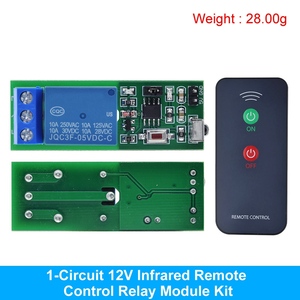 TZT <strong>IR</strong> 1 Channel Infrared Receiver Driving Switch Relay Driver Module Board 5V / 12V + Active <strong>Remote</strong> <strong>Controller</strong> - Product Image 5