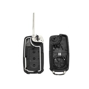 3ボタンリモートキーシェルHU66ブレードバッテリー付きケースなしアウディA1 A3 A4 A6 A8 A8 Q5 Q7- - Product Image 6
