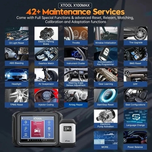Il più recente XTOOL X100 MAX programmatore di chiavi Auto IMMO Elite strumenti diagnostici con codifica KC501 ECU controllo bidirezionale completo