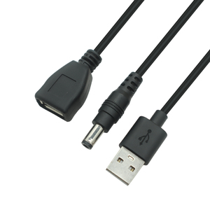 สายต่อขยาย2.0 USB ตัวเมียไปยัง USB สายชาร์จข้อมูลหัวปลั๊ก DC5521 - Product Image 1