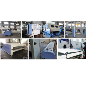 Heim textil maschine Polyester faser rolle Kardieren Watte Produktions linie Verwendung Für Quilt hersteller - Product Image 2