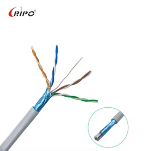 CAT5e FTP cavo Ethernet 26AWG soluzione di rete per uffici domestici con conduttore di rame e isolamento in PVC schermato - Product Image 2