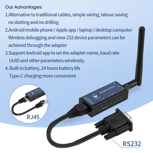 CP26 RS232 a Bluetooth adattatore seriale senza fili modulo Bluetooth a RS232 convertitore cambiare dispositivo cablato a Wireless per dispositivo