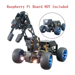 Adeept PiCar Pro Kit per auto Robot intelligente 2-in-1 4WD con braccio robotico 4DOF scheda Raspberry Pi non inclusa - Product Image 2